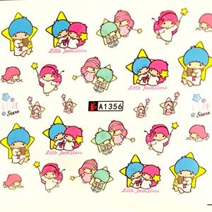 💌BO/GO$4 Little Twin Stars Nail Water transfers